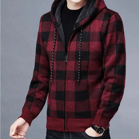 Jaqueta Xadrez com Capuz - Estilo e Conforto