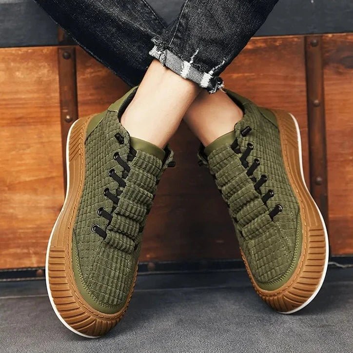 Tênis Casual Veludo Masculino - Estilo e Sofisticação para Todas as Ocasiões